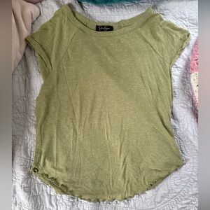 Jessica Simpson Sage Green Short Sleeve Top